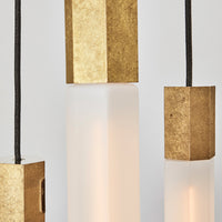 Basalt Suspension Lighting Set, Brass - Tala