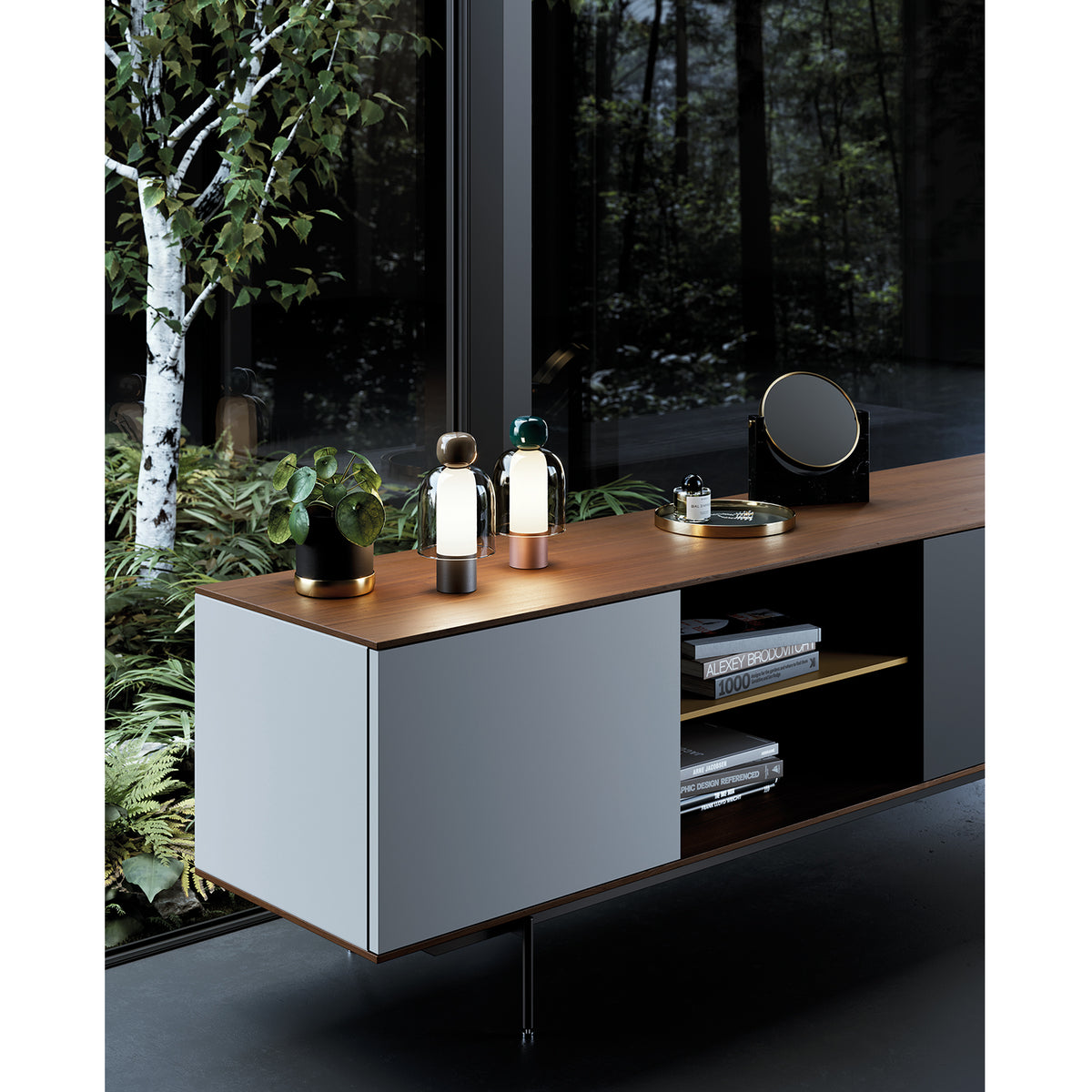 Easy Peasy Portable Lamp, Chestnut - Lodes