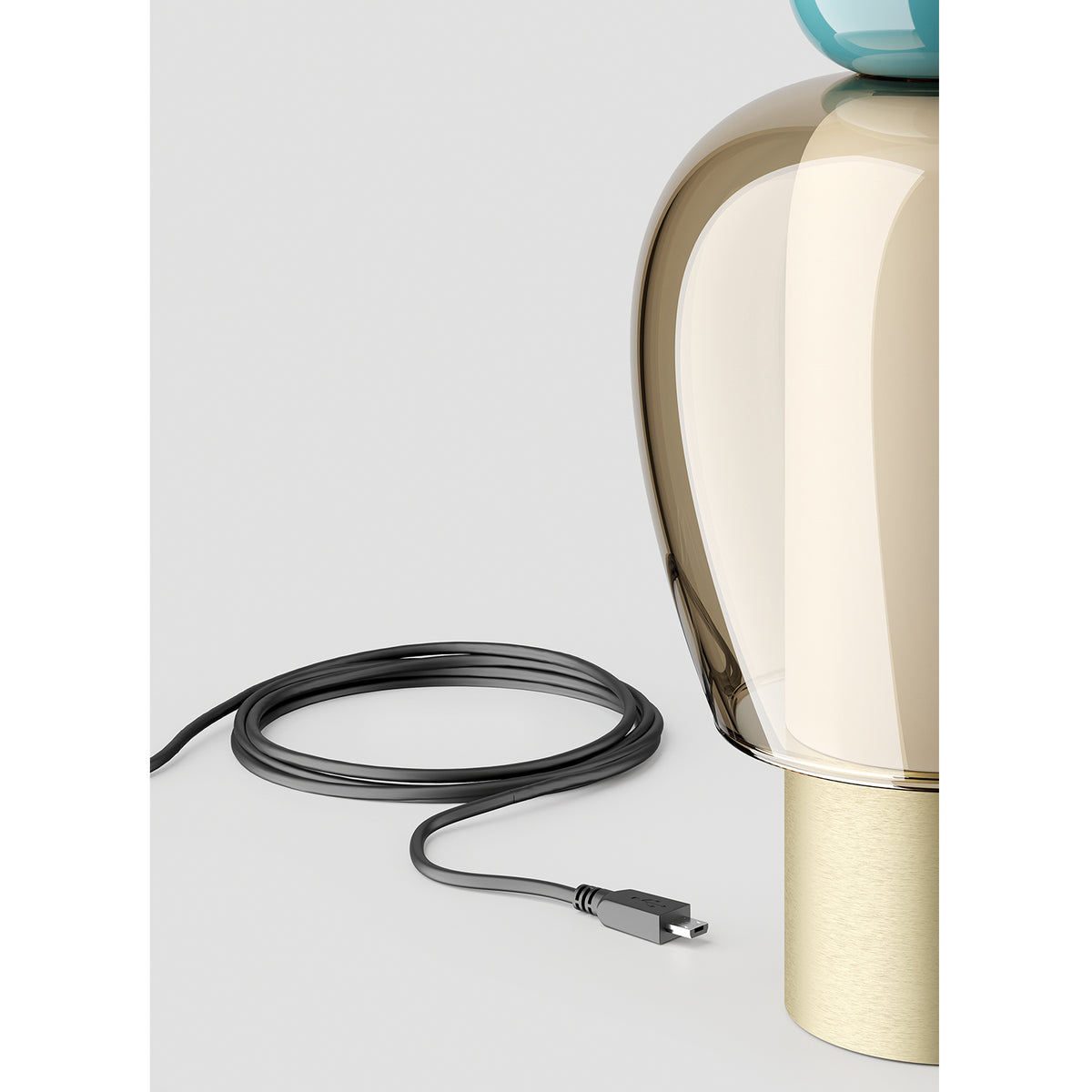 Easy Peasy Portable Lamp, Chestnut - Lodes