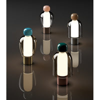 Easy Peasy Portable Lamp, Chestnut - Lodes