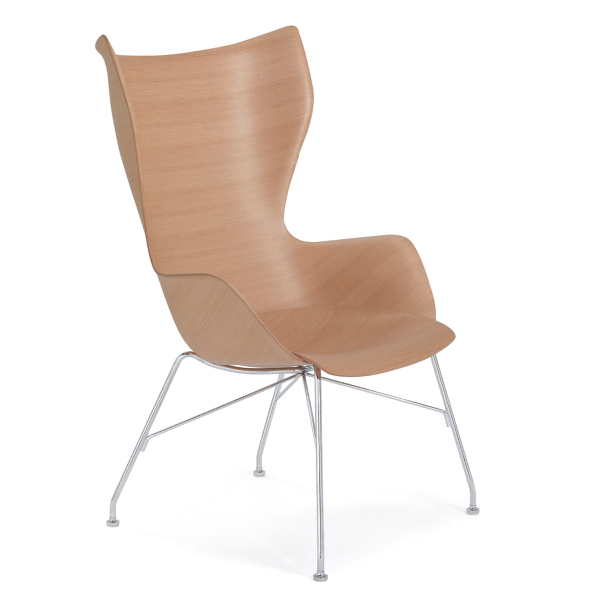 K Wood Lounge Chair - Kartell