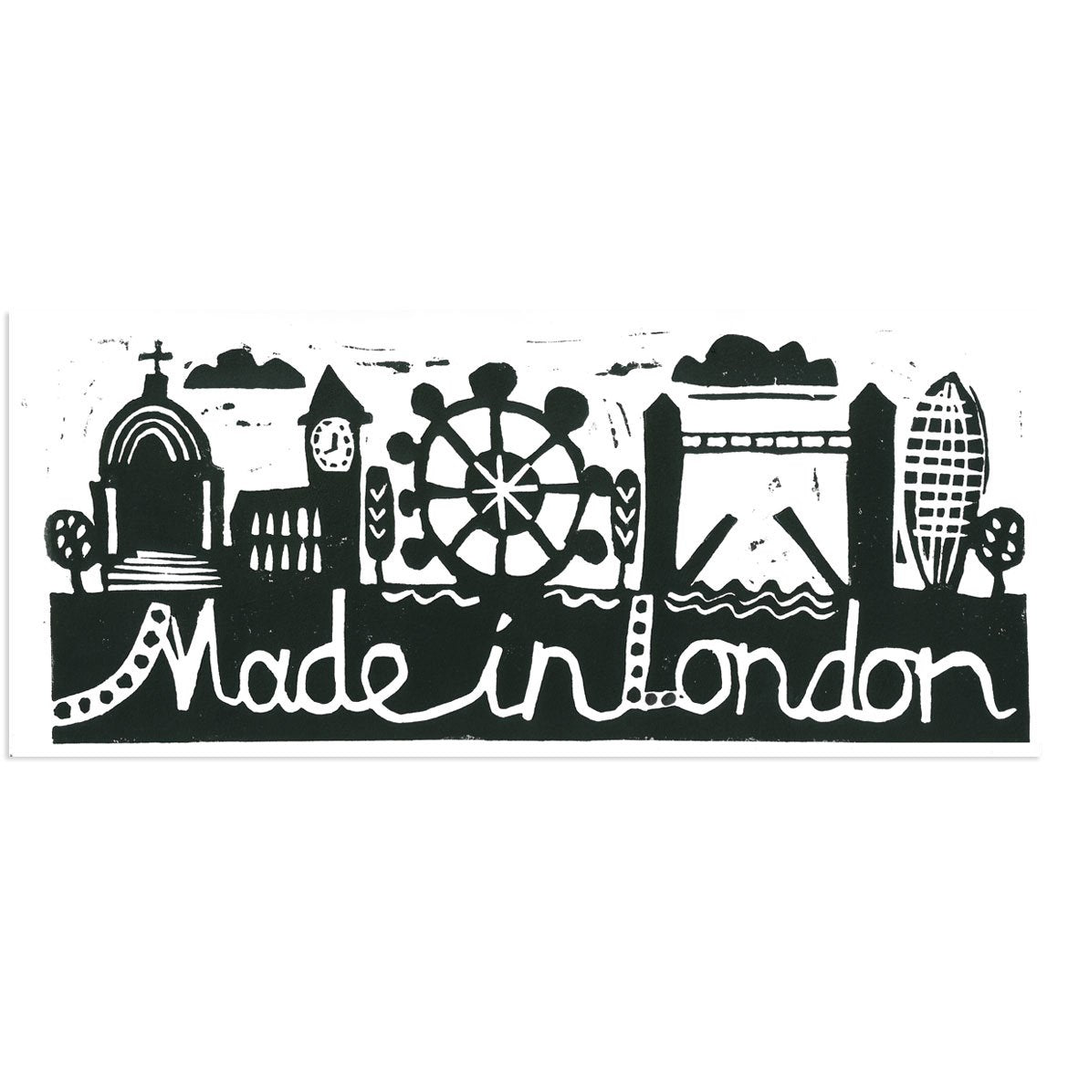 Made in London Lino Print - Oliver Taylor