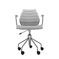 Maui Soft Swivel Armchair, Trevira - Kartell