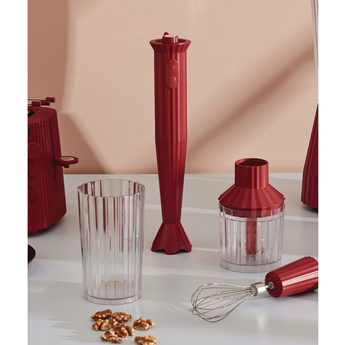 Plissé Hand Blender, White - Alessi