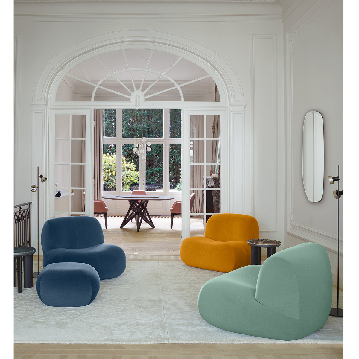 Pukka Armchair, Kvadrat Gentle 2 Fabric - Ligne Roset