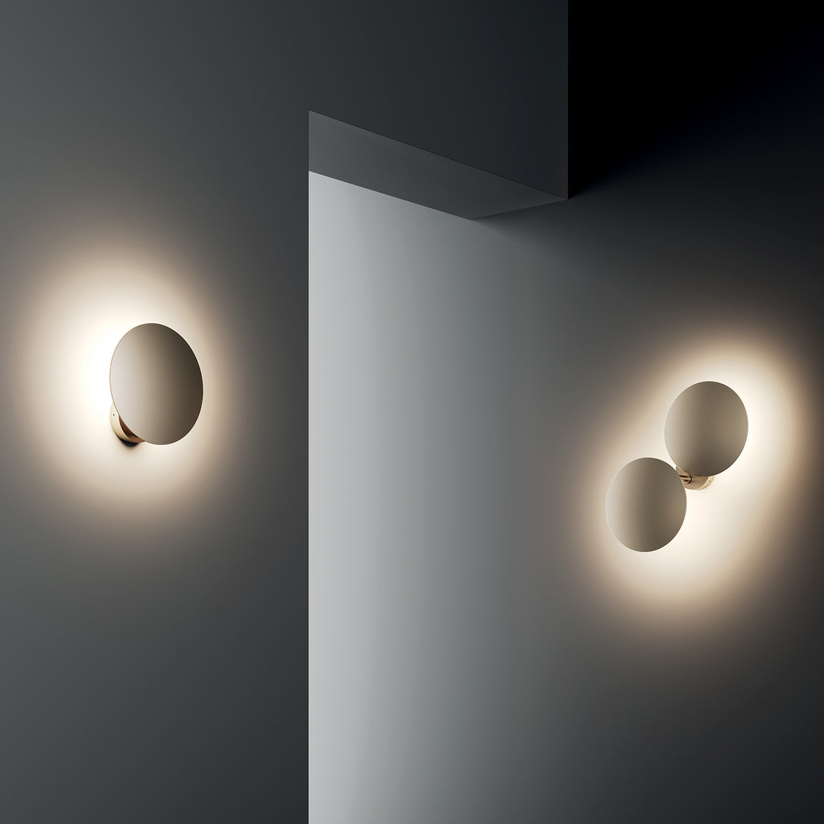 Puzzle Round Ceiling & Wall Light - Lodes