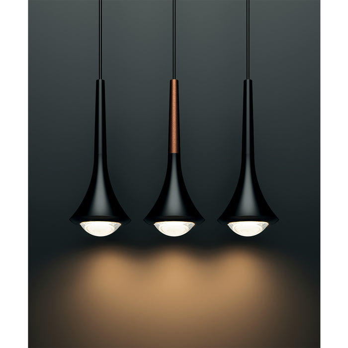 Rain Pendant Light, Matte Black - Lodes