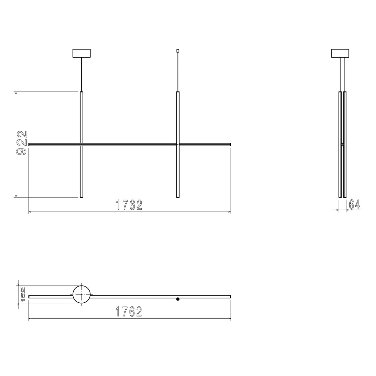 Coordinates S2 Suspension Light - Flos