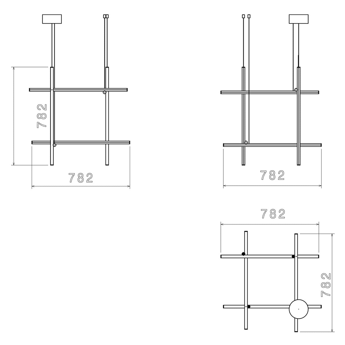 Coordinates S3 Suspension Light - Flos