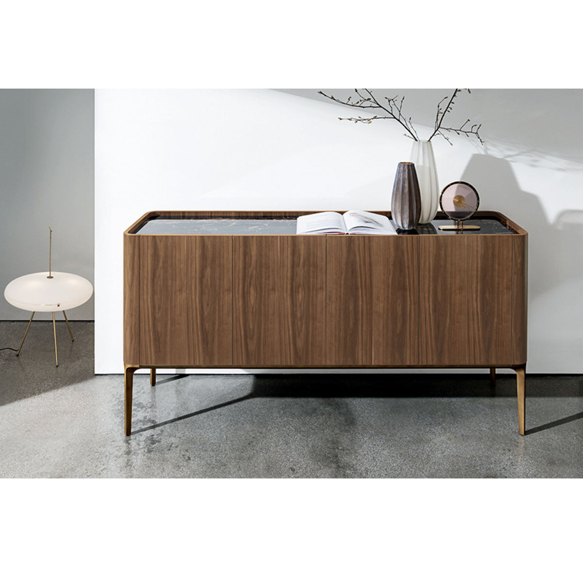 Ex-Display Slim Sideboard, Walnut