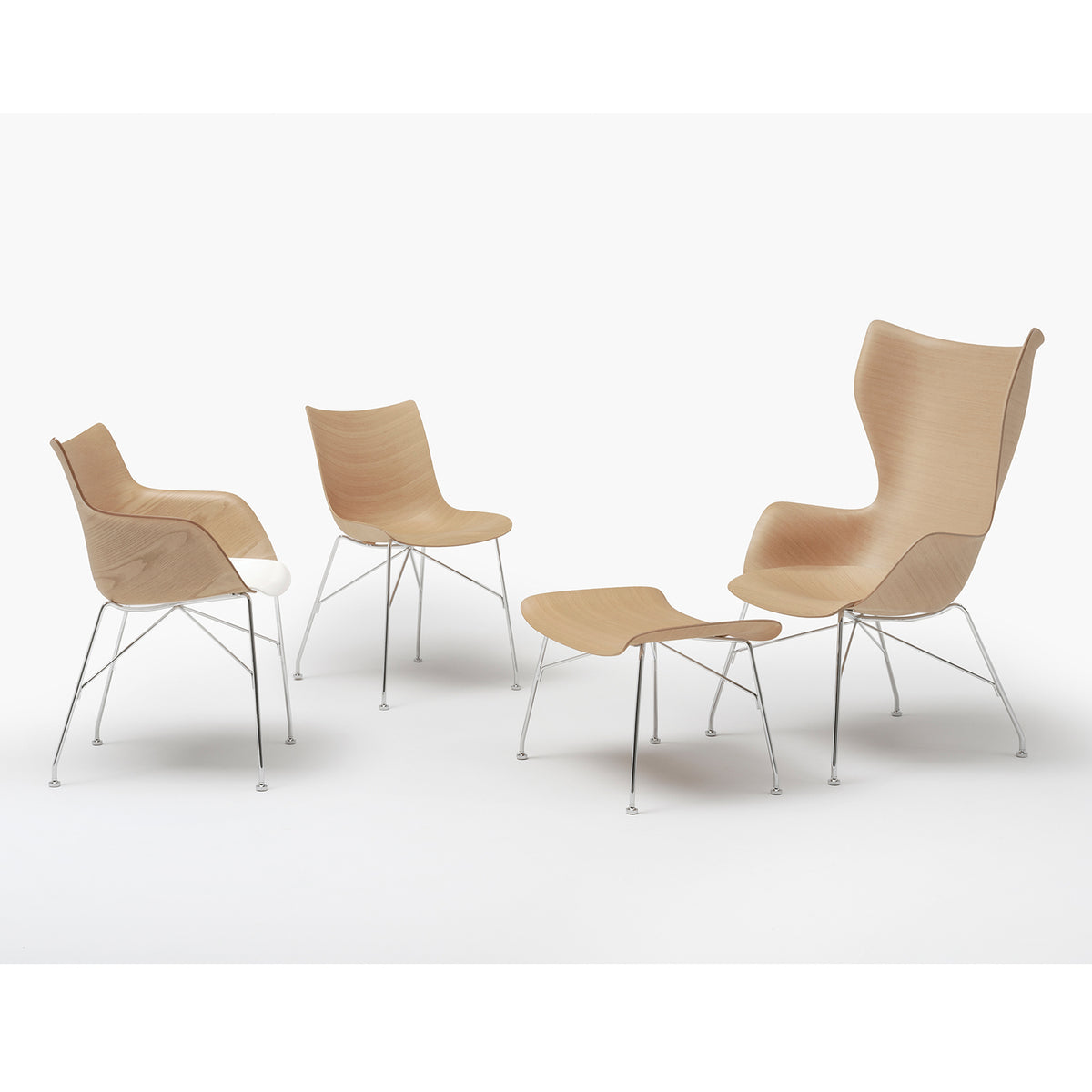 P Wood Chair - Kartell