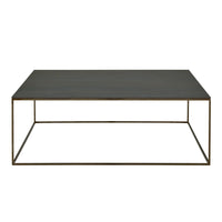 Space Rectangular Low Table, Anthracite - Ligne Roset