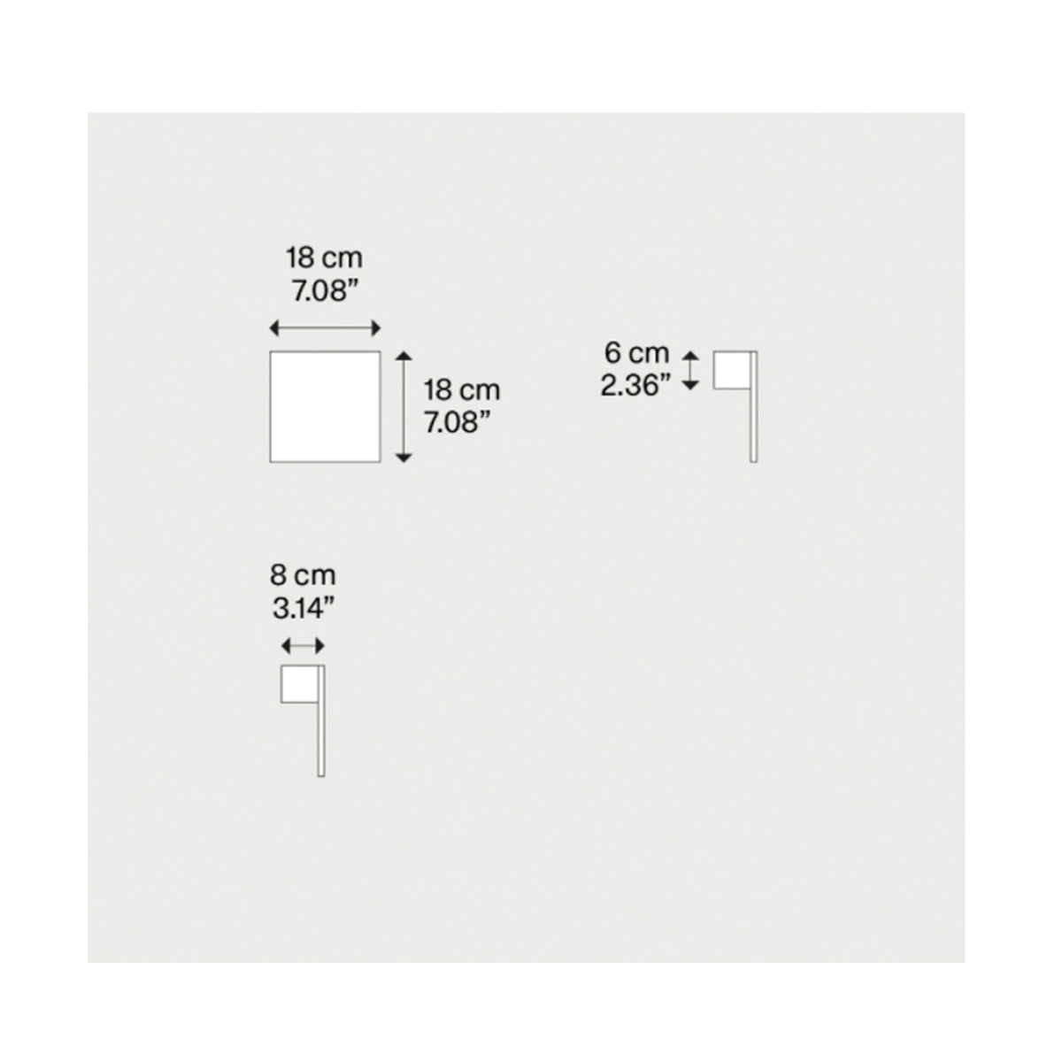 Puzzle Square Wall & Ceiling Light - Lodes
