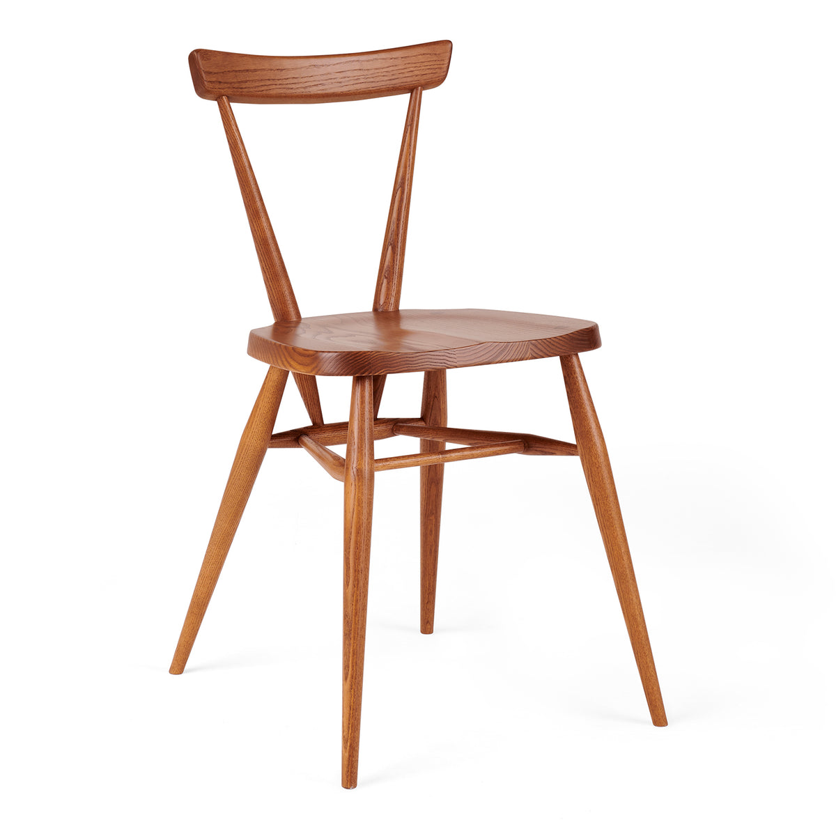Stacking Chair, Solid Ash - L.Ercolani