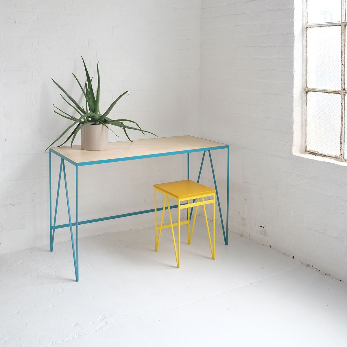 Study Desk, Turquoise - AndNew